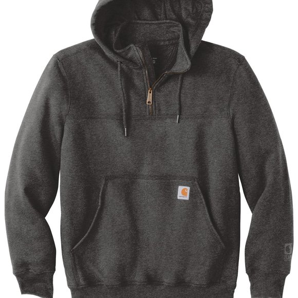 Carhartt Other - (NWT)Carhartt Mens Rain Defender Paxton Zip Hooded Heavyweight Sweatshirt Carbon